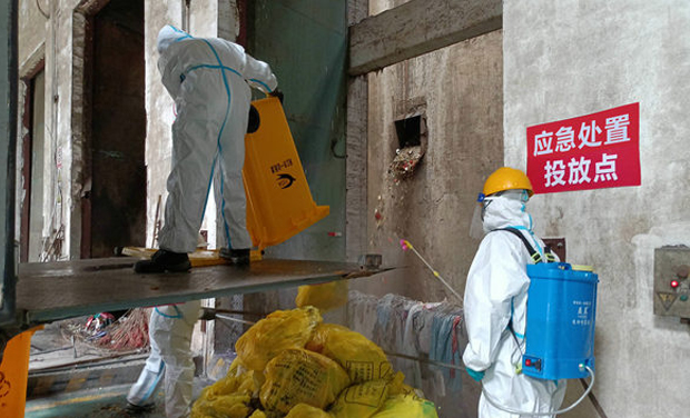 筑牢抗疫另一道防線——陽春海創積極配合地方政府處置醫療廢物